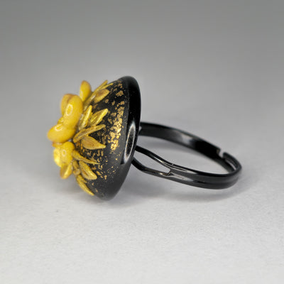 Gold Rose (black band)