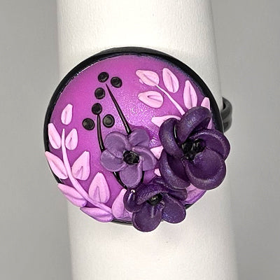 Purple Roses (black band)