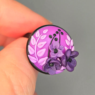 Purple Roses (black band)