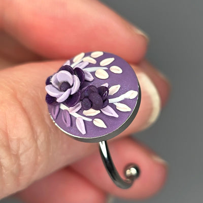 Violet (silver band)