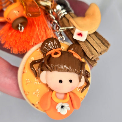 Charm: Japanese Girl (Orange)