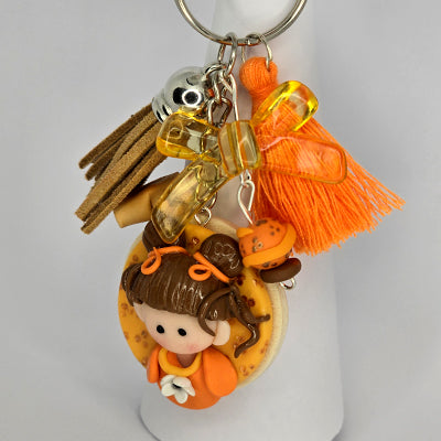 Charm: Japanese Girl (Orange)