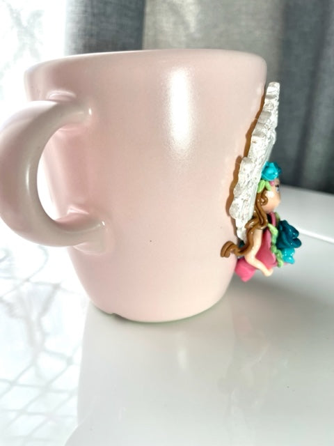 Pink girl in frame mug