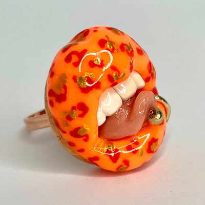 Hot Lips_Orange Leopard