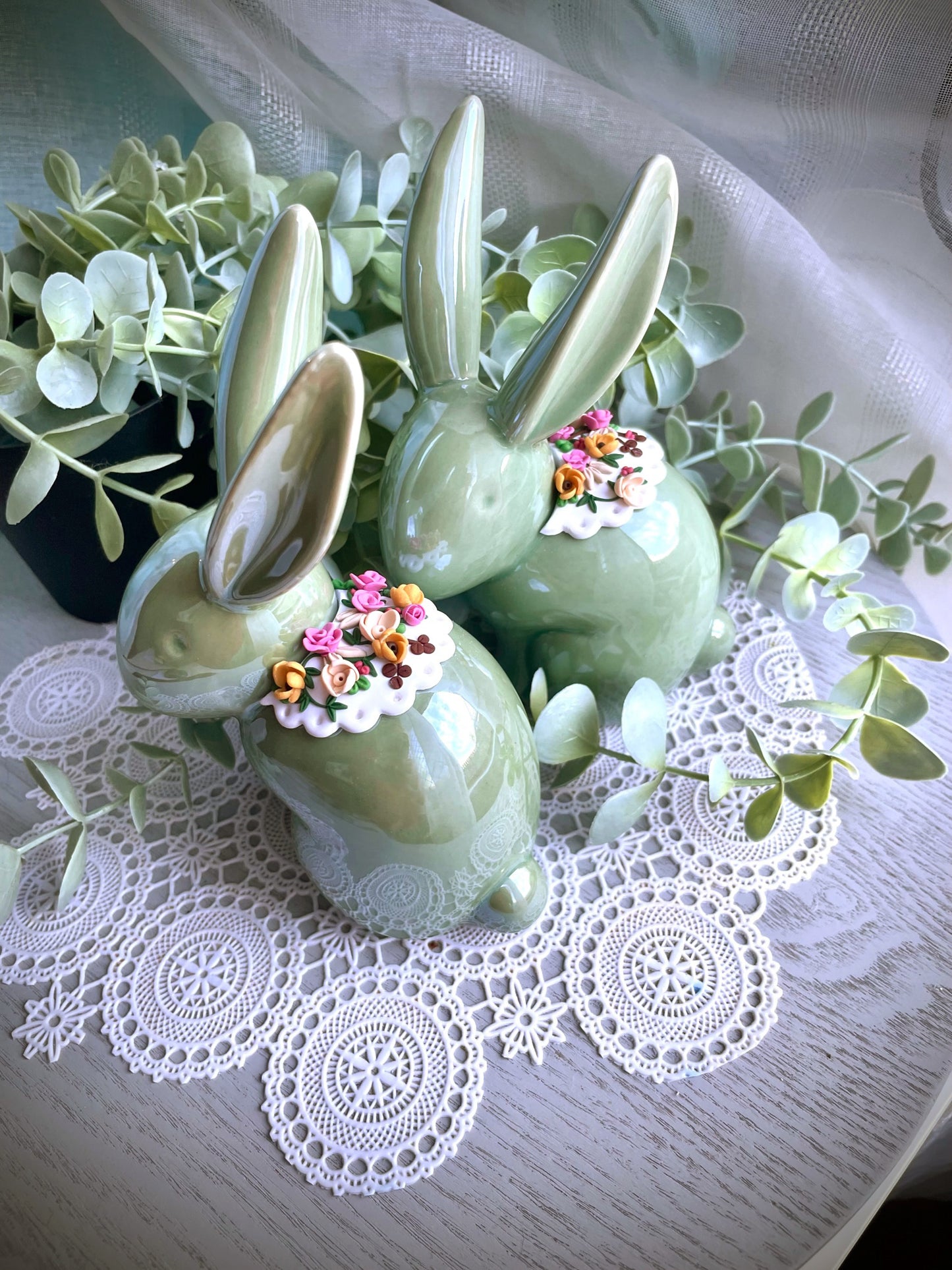 Green Easter Bunnies