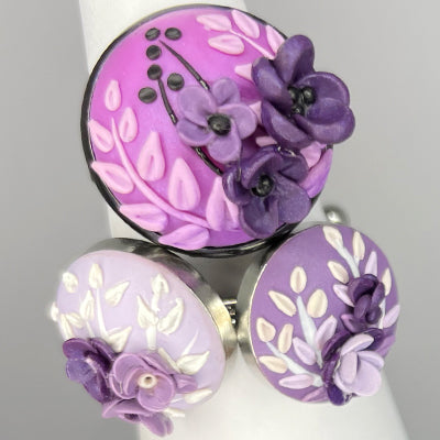 Purple Roses (black band)