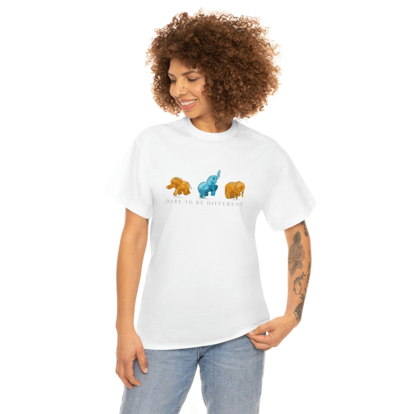 Dare to be different - Unisex Heavy Cotton Tee Shirt