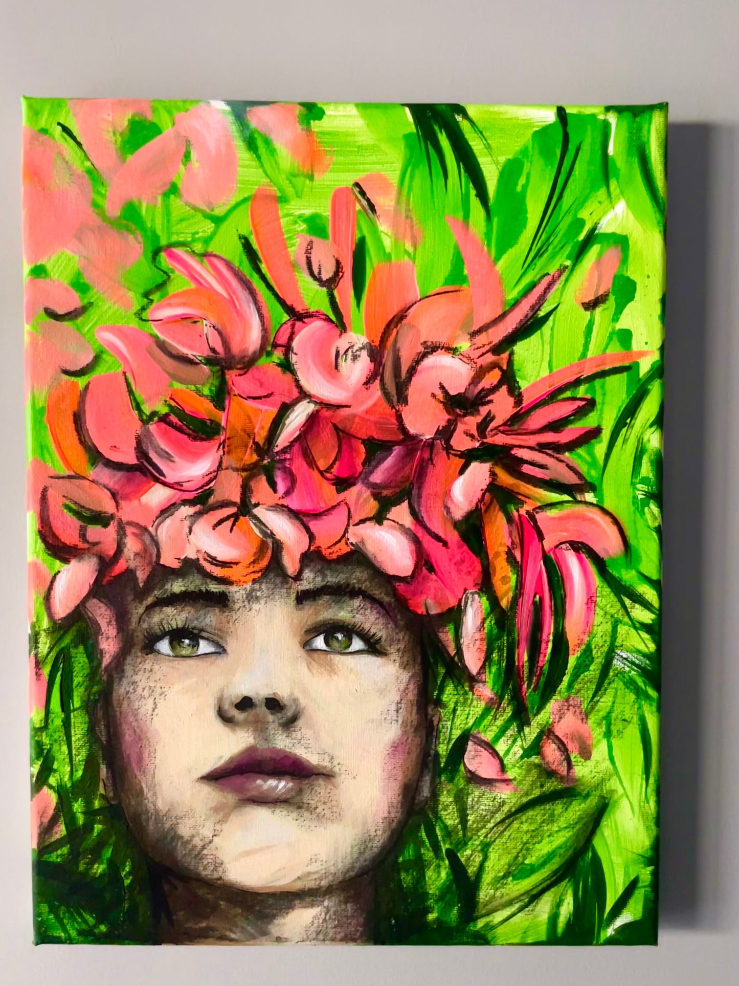 Girl Tropical (30 x 40cm)