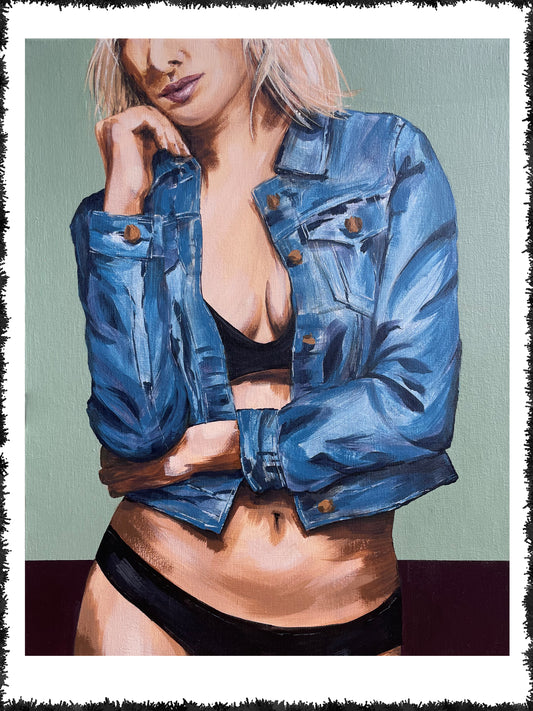 Blue Denim #2 (40 x 50cm)