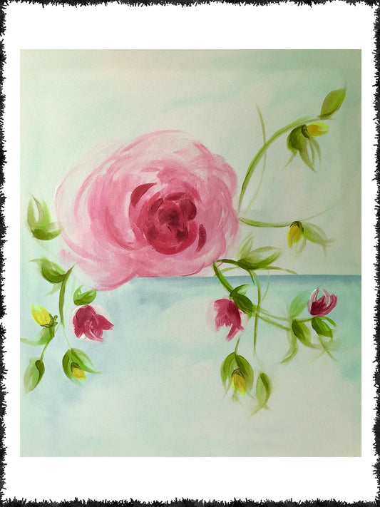 SOLD Pink flower